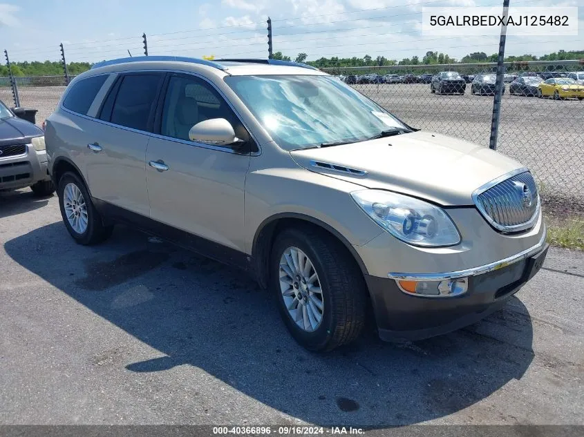 2010 Buick Enclave 1Xl VIN: 5GALRBEDXAJ125482 Lot: 40366896