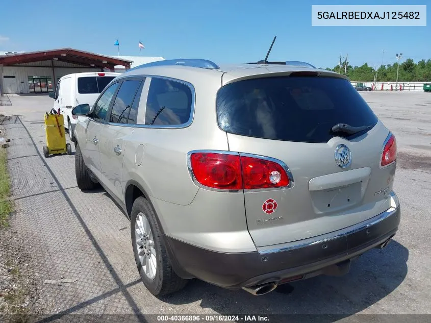 2010 Buick Enclave 1Xl VIN: 5GALRBEDXAJ125482 Lot: 40366896