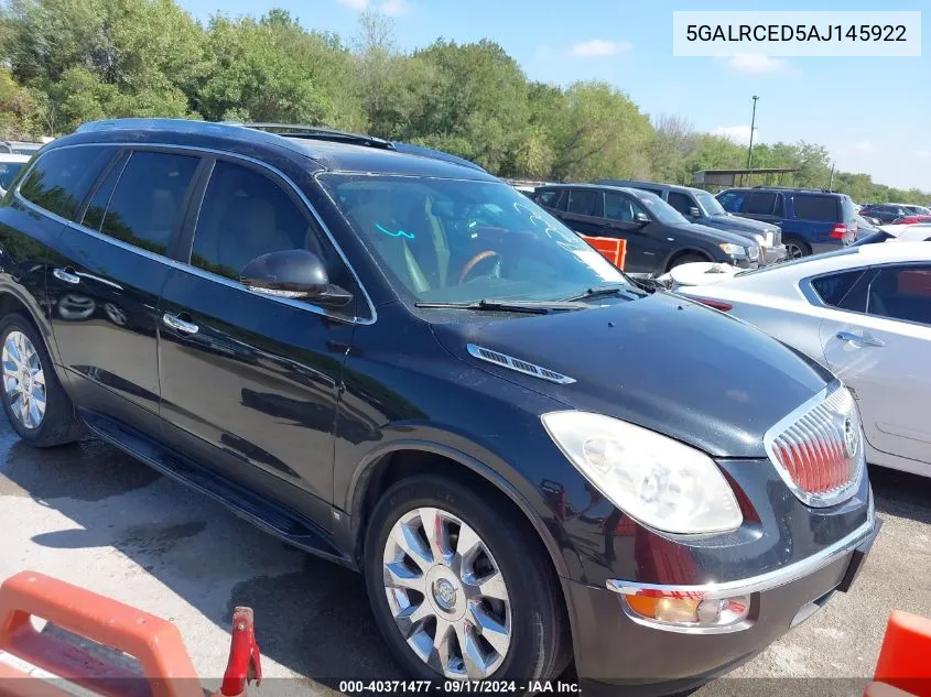 2010 Buick Enclave 2Xl VIN: 5GALRCED5AJ145922 Lot: 40371477