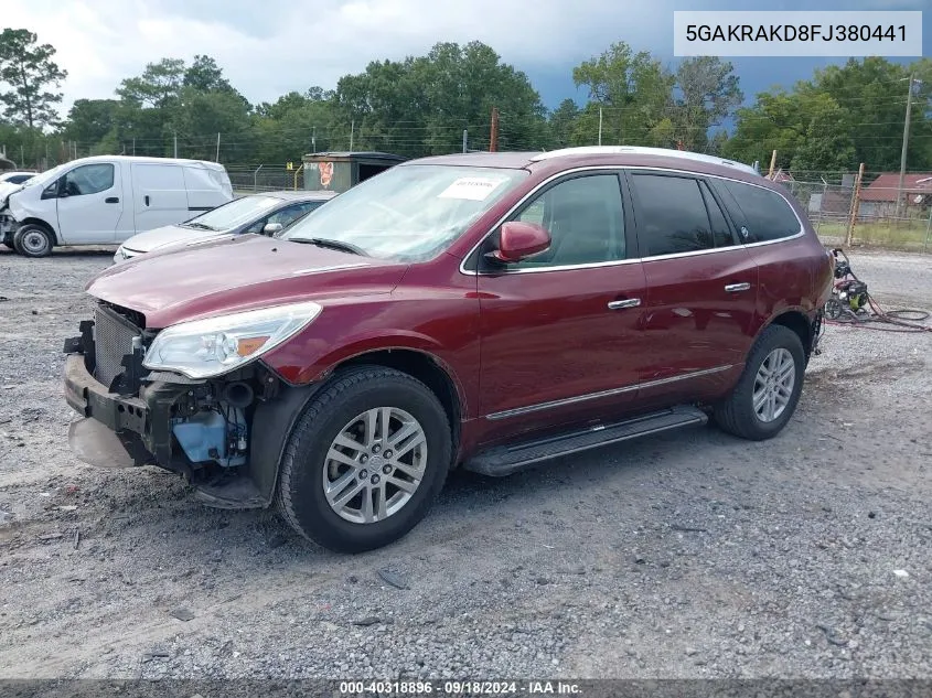 2015 Buick Enclave VIN: 5GAKRAKD8FJ380441 Lot: 40318896