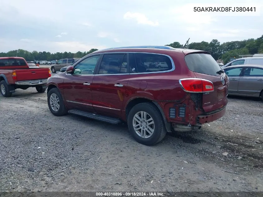 5GAKRAKD8FJ380441 2015 Buick Enclave