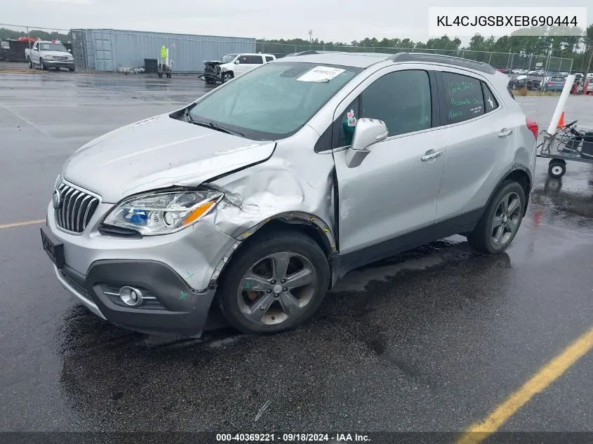 KL4CJGSBXEB690444 2014 Buick Encore