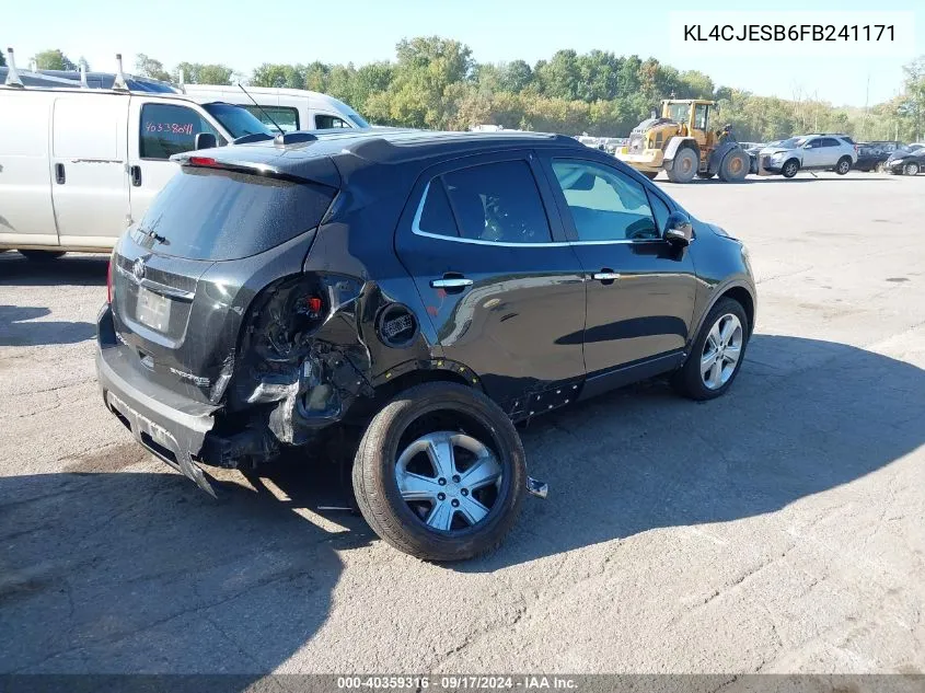 2015 Buick Encore VIN: KL4CJESB6FB241171 Lot: 40359316