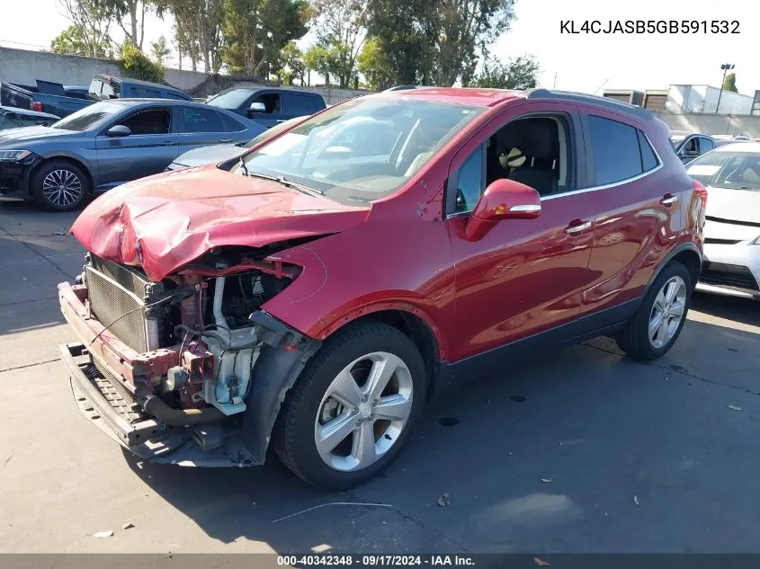 KL4CJASB5GB591532 2016 Buick Encore