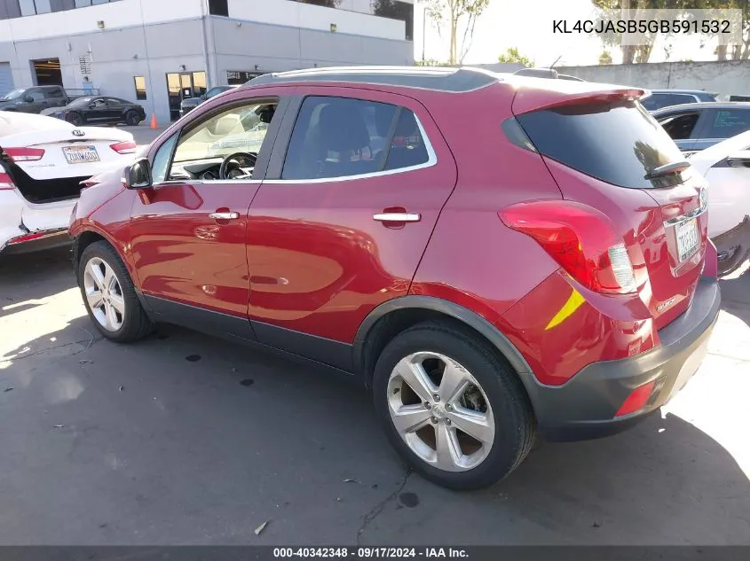 KL4CJASB5GB591532 2016 Buick Encore