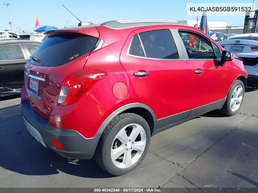 KL4CJASB5GB591532 2016 Buick Encore