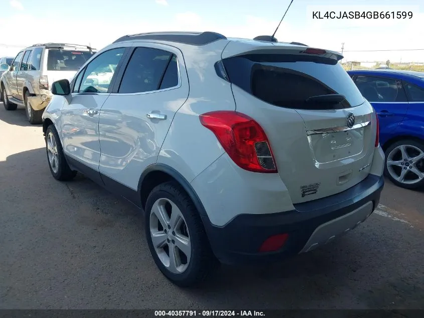 KL4CJASB4GB661599 2016 Buick Encore