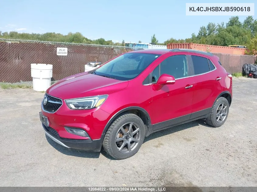 2018 Buick Encore VIN: KL4CJHSBXJB590618 Lot: 12084022