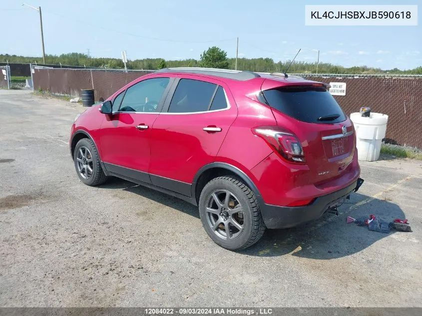 2018 Buick Encore VIN: KL4CJHSBXJB590618 Lot: 12084022