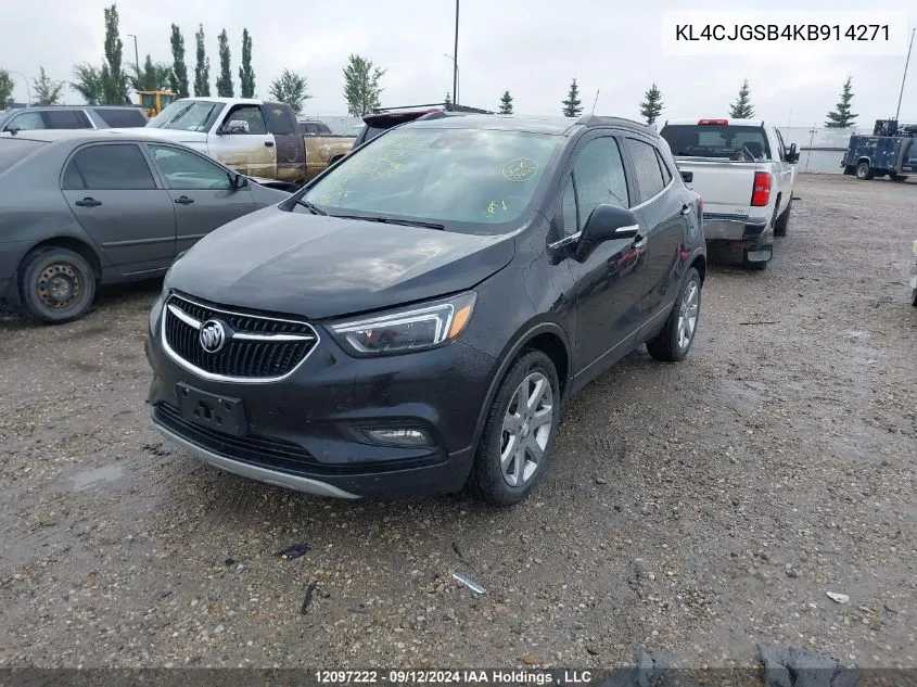 KL4CJGSB4KB914271 2019 Buick Encore