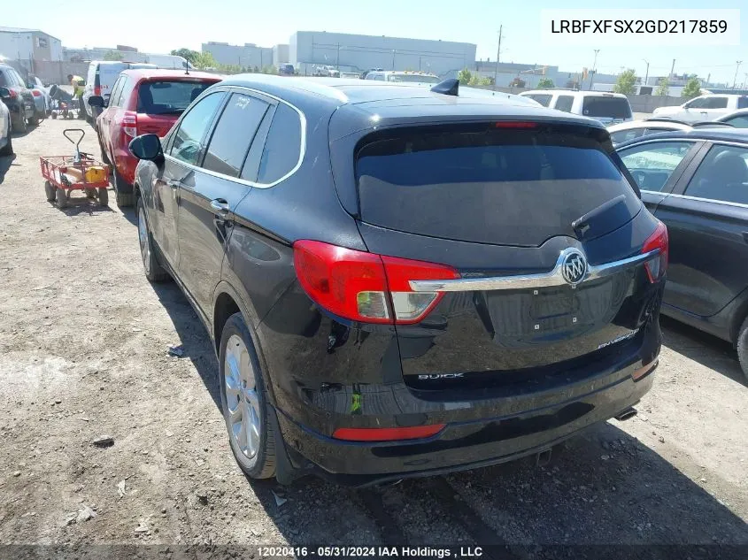 LRBFXFSX2GD217859 2016 Buick Envision