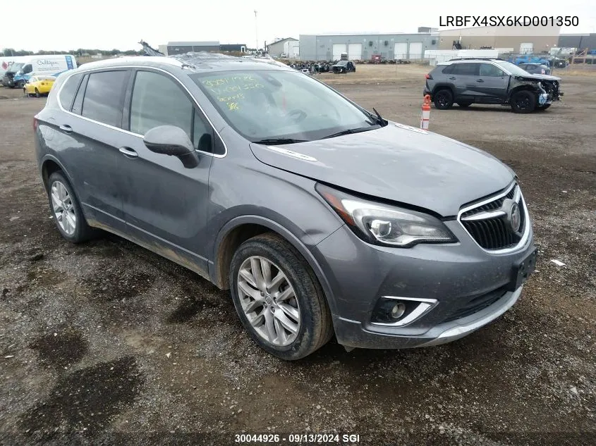 2019 Buick Envision Premium Ii VIN: LRBFX4SX6KD001350 Lot: 30044926