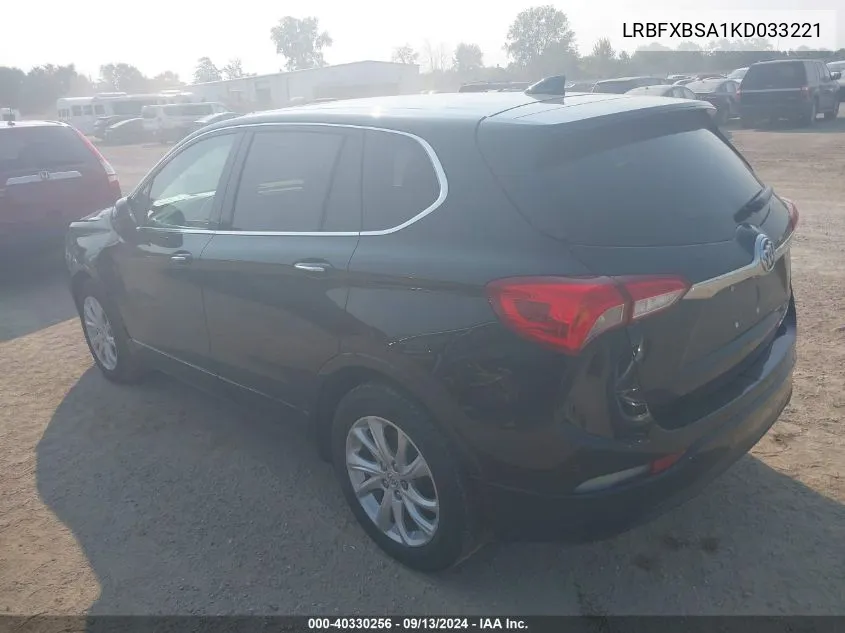 LRBFXBSA1KD033221 2019 Buick Envision Preferred