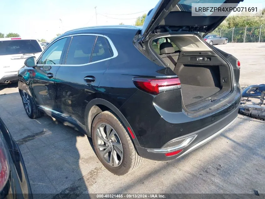 2023 Buick Envision Essence Awd VIN: LRBFZPR4XPD071691 Lot: 40321465