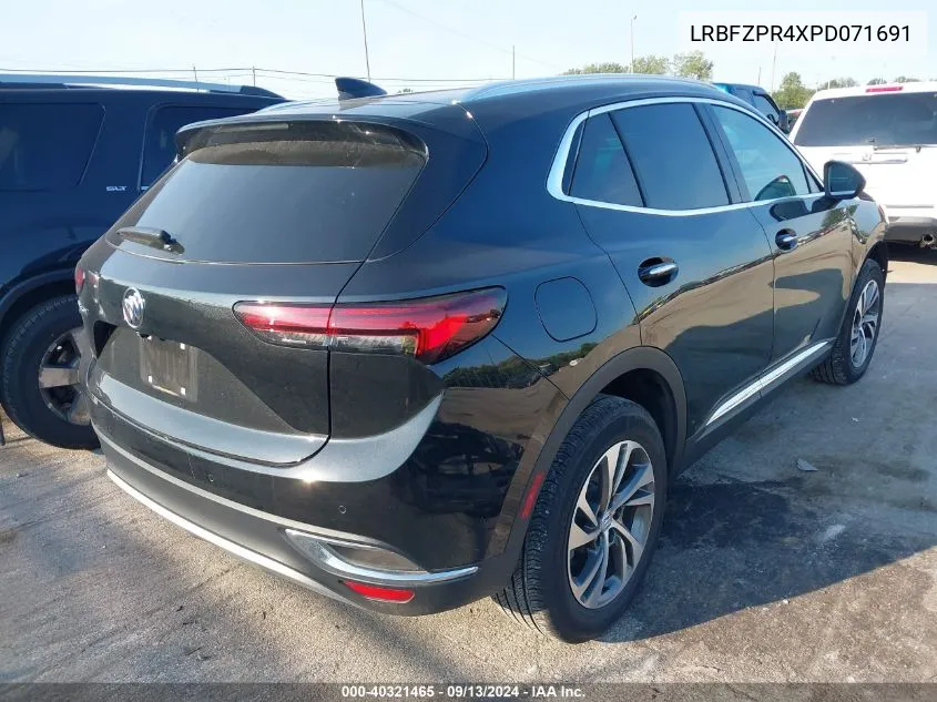 2023 Buick Envision Essence Awd VIN: LRBFZPR4XPD071691 Lot: 40321465