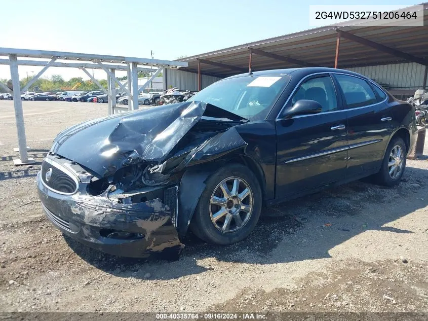 2005 Buick Lacrosse Cxl VIN: 2G4WD532751206464 Lot: 40335764