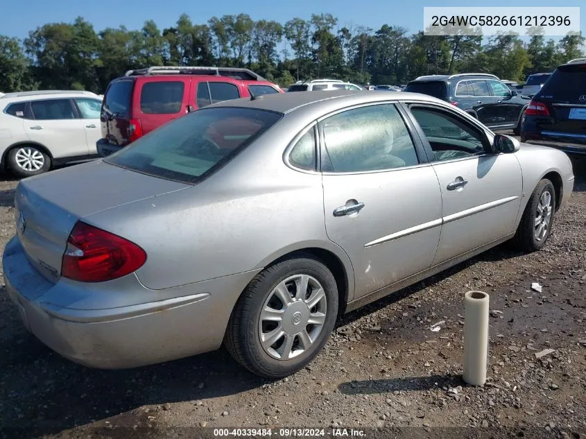 2G4WC582661212396 2006 Buick Lacrosse Cx