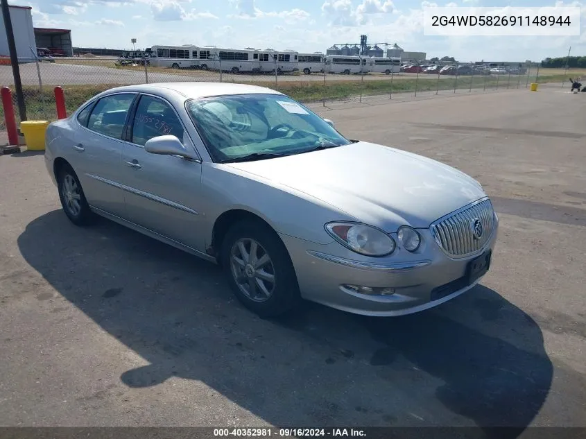 2009 Buick Lacrosse Cxl VIN: 2G4WD582691148944 Lot: 40352981