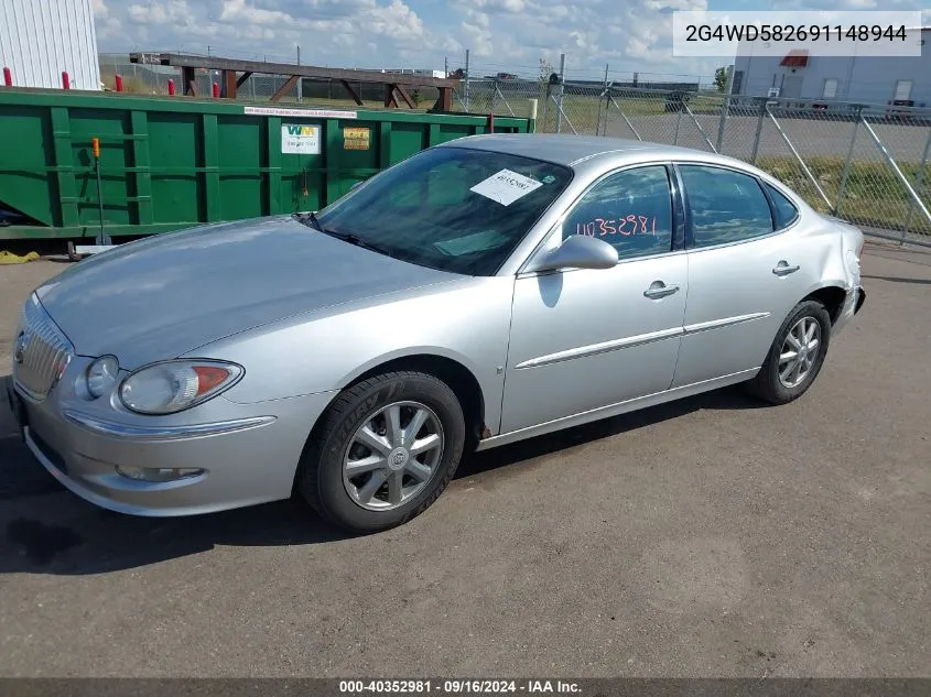 2G4WD582691148944 2009 Buick Lacrosse Cxl