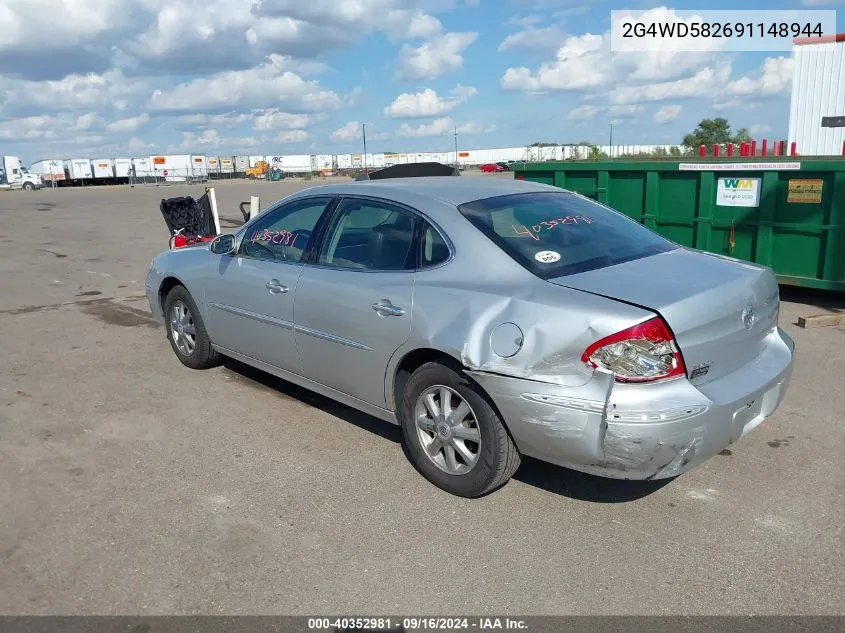 2009 Buick Lacrosse Cxl VIN: 2G4WD582691148944 Lot: 40352981