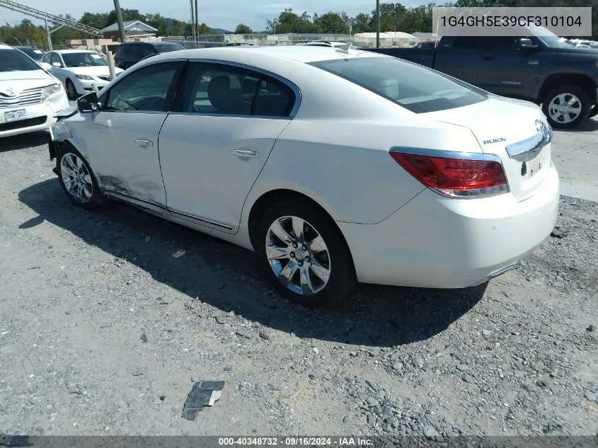 2012 Buick Lacrosse Premium 3 Group VIN: 1G4GH5E39CF310104 Lot: 40348732