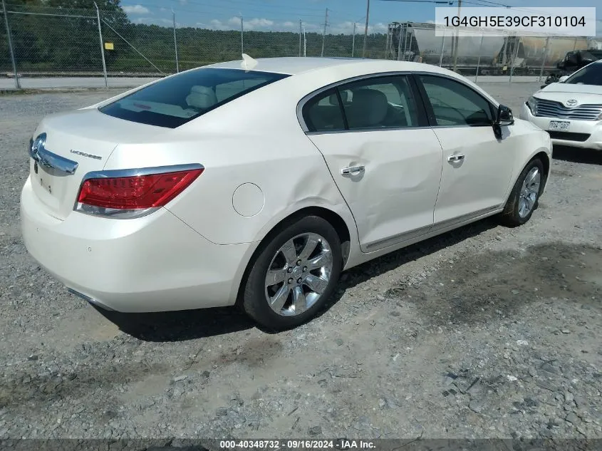 2012 Buick Lacrosse Premium 3 Group VIN: 1G4GH5E39CF310104 Lot: 40348732