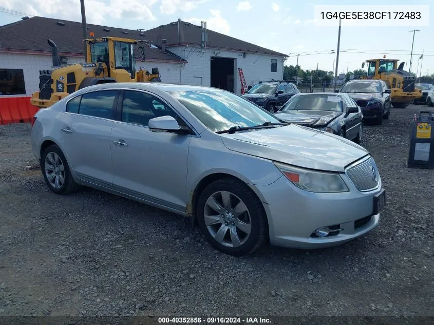 1G4GE5E38CF172483 2012 Buick Lacrosse Premium 1 Group