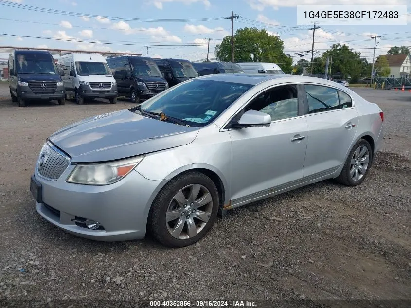 1G4GE5E38CF172483 2012 Buick Lacrosse Premium 1 Group