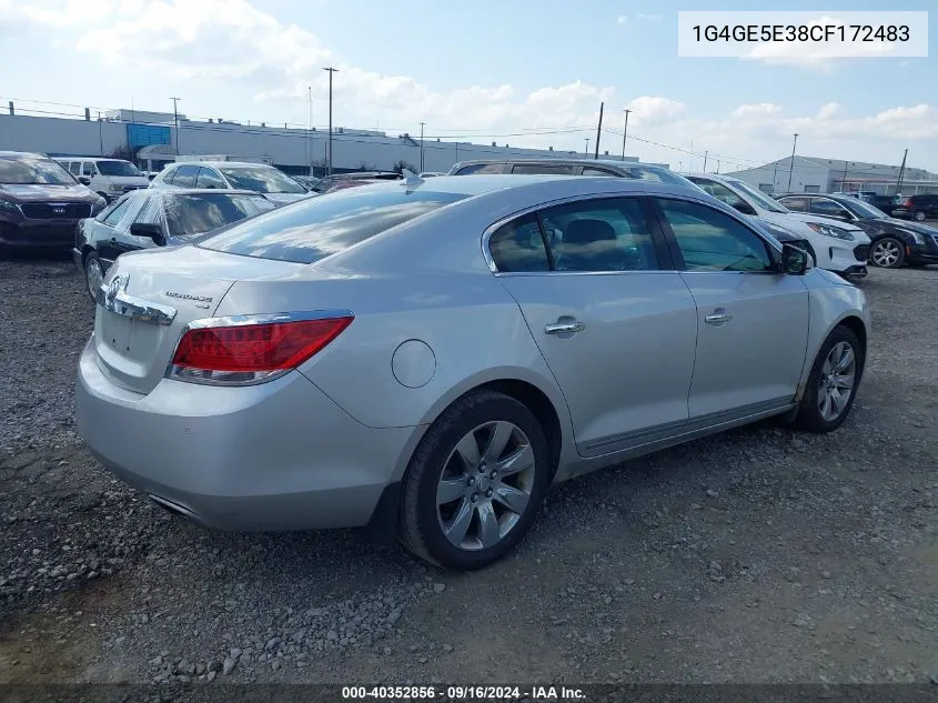 1G4GE5E38CF172483 2012 Buick Lacrosse Premium 1 Group