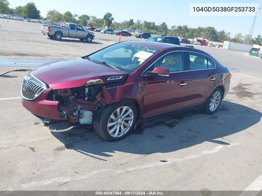 1G4GD5G38GF253733 2016 Buick Lacrosse Premium I