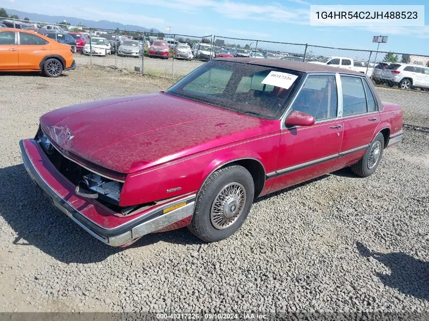 1988 Buick Lesabre Limited VIN: 1G4HR54C2JH488523 Lot: 40317226