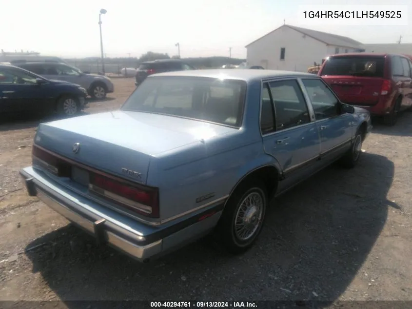 1990 Buick Lesabre Limited VIN: 1G4HR54C1LH549525 Lot: 40294761