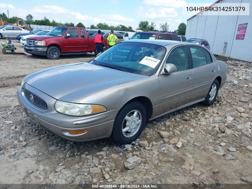 1G4HP54K314251379 2001 Buick Lesabre Custom