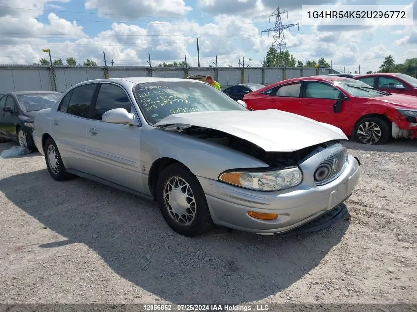 2002 Buick Lesabre Limited VIN: 1G4HR54K52U296772 Lot: 12056852