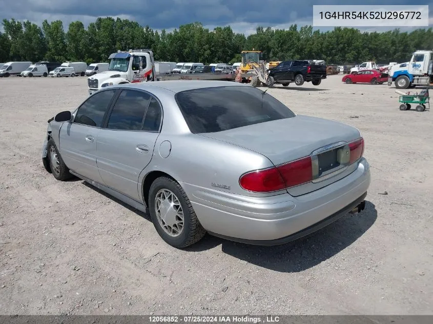 2002 Buick Lesabre Limited VIN: 1G4HR54K52U296772 Lot: 12056852