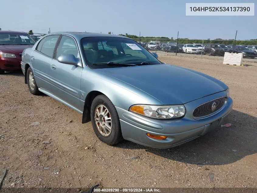 2003 Buick Lesabre Custom VIN: 1G4HP52K534137390 Lot: 40289290