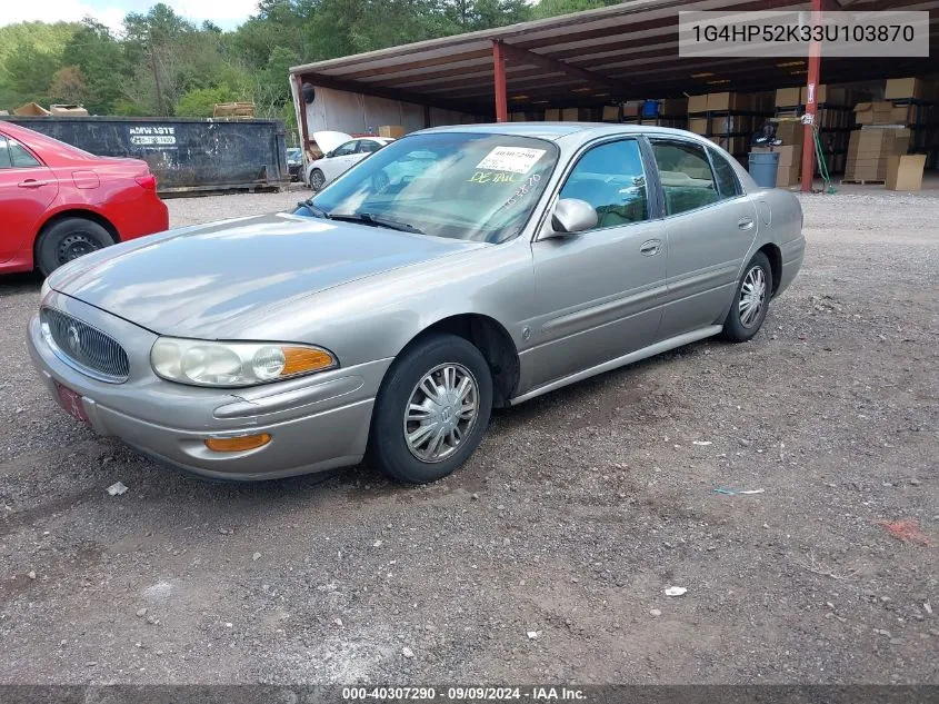 2003 Buick Lesabre Custom VIN: 1G4HP52K33U103870 Lot: 40307290