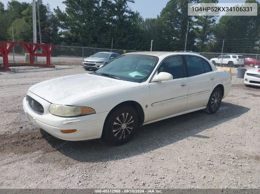 2003 Buick Lesabre Custom VIN: 1G4HP52KX34106331 Lot: 40312968