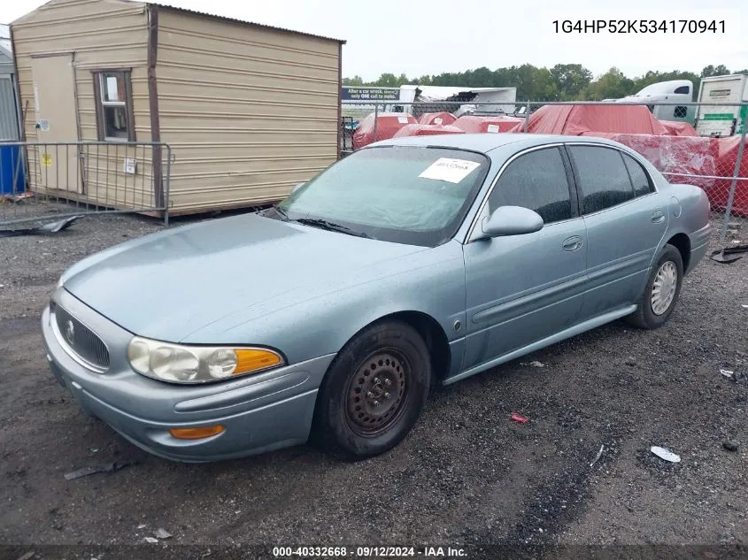 2003 Buick Lesabre Custom VIN: 1G4HP52K534170941 Lot: 40332668