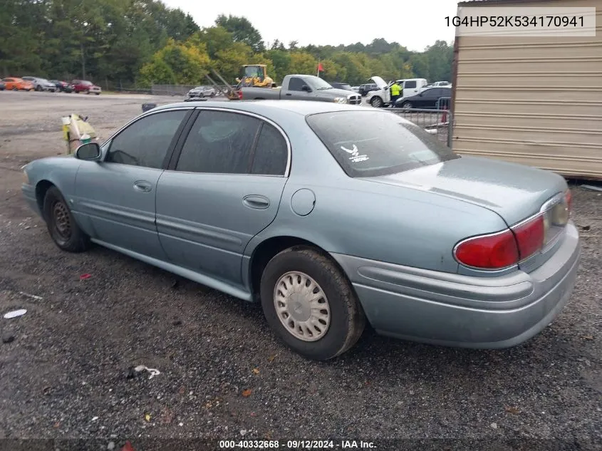 2003 Buick Lesabre Custom VIN: 1G4HP52K534170941 Lot: 40332668