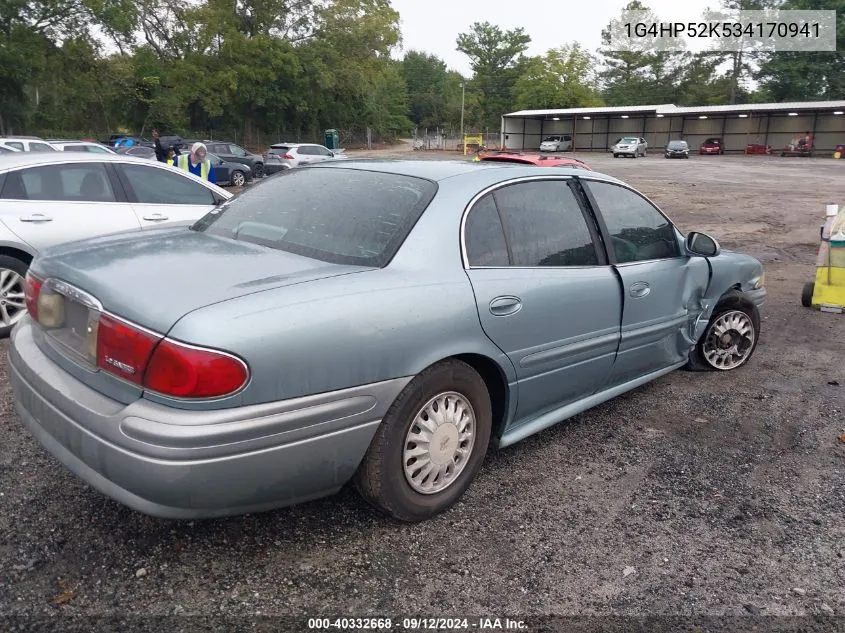 2003 Buick Lesabre Custom VIN: 1G4HP52K534170941 Lot: 40332668