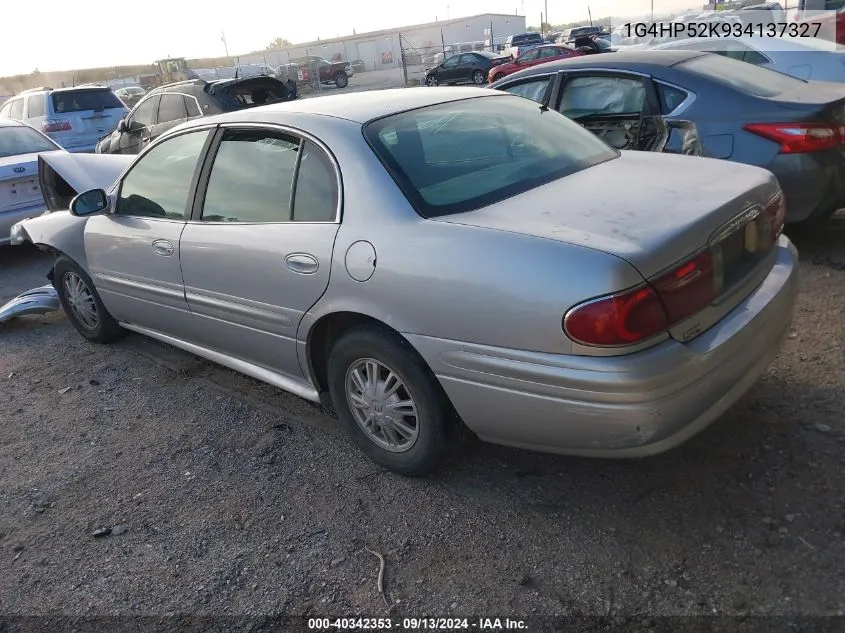 2003 Buick Lesabre Custom VIN: 1G4HP52K934137327 Lot: 40342353