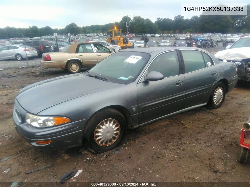 2005 Buick Lesabre Custom VIN: 1G4HP52KX5U137338 Lot: 40329300