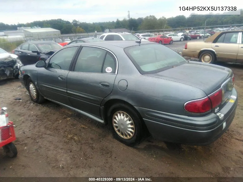 2005 Buick Lesabre Custom VIN: 1G4HP52KX5U137338 Lot: 40329300