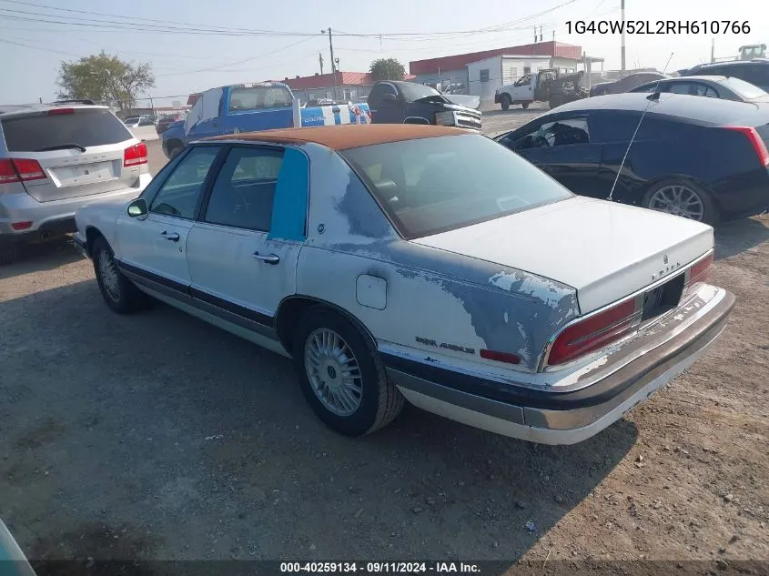 1994 Buick Park Avenue VIN: 1G4CW52L2RH610766 Lot: 40259134