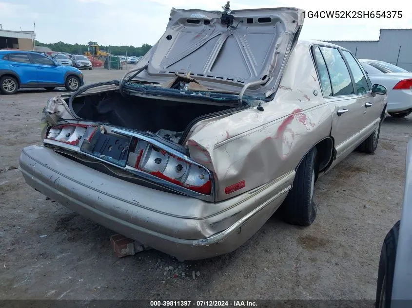 1G4CW52K2SH654375 1995 Buick Park Avenue