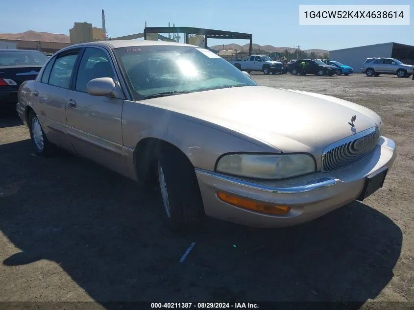 1999 Buick Park Avenue Base Cmi VIN: 1G4CW52K4X4638614 Lot: 40211387