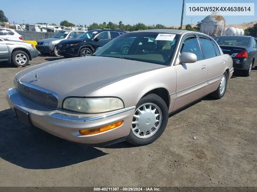 1999 Buick Park Avenue Base Cmi VIN: 1G4CW52K4X4638614 Lot: 40211387