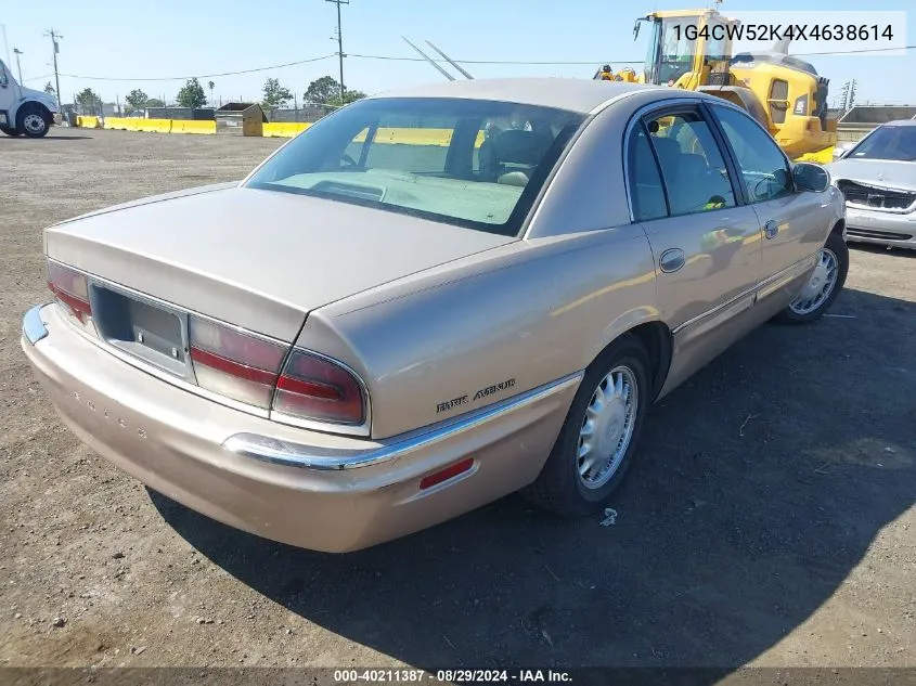 1999 Buick Park Avenue Base Cmi VIN: 1G4CW52K4X4638614 Lot: 40211387