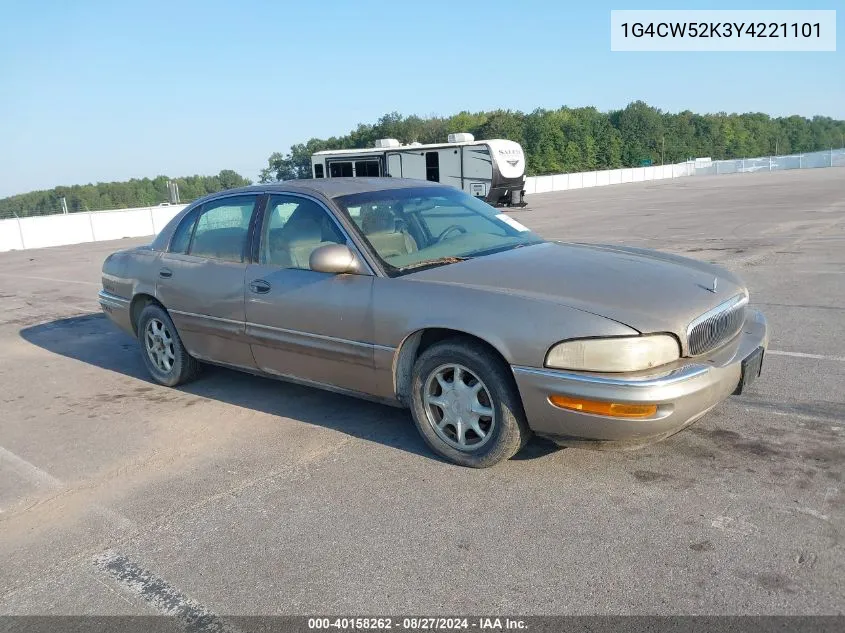 2000 Buick Park Avenue VIN: 1G4CW52K3Y4221101 Lot: 40158262